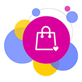 Платье яркое